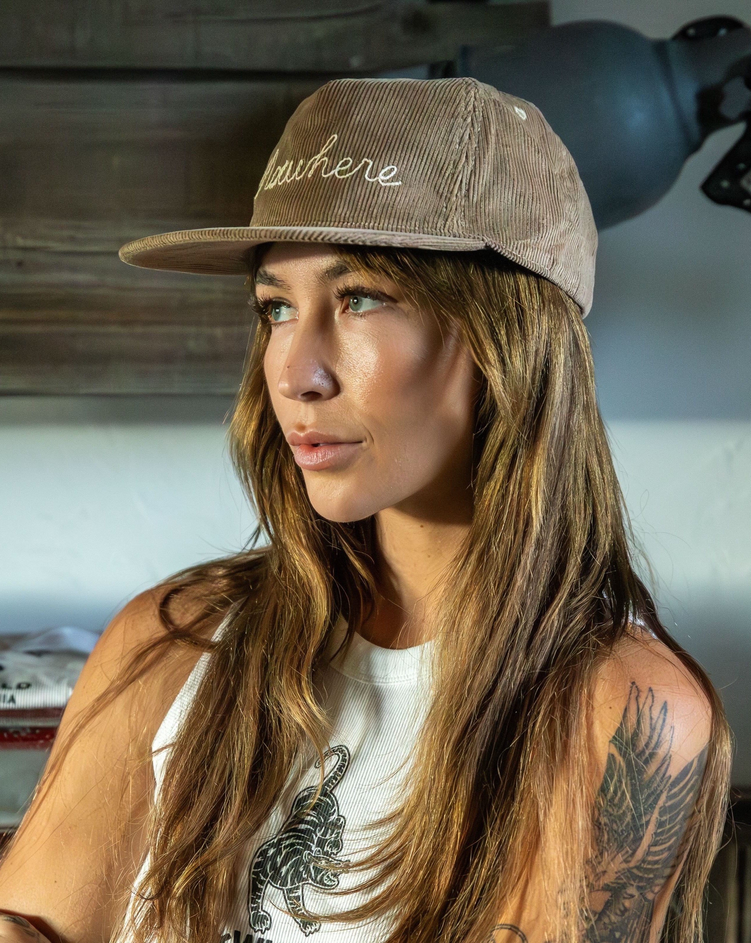 Nxwhere Threaded Corduroy Cap