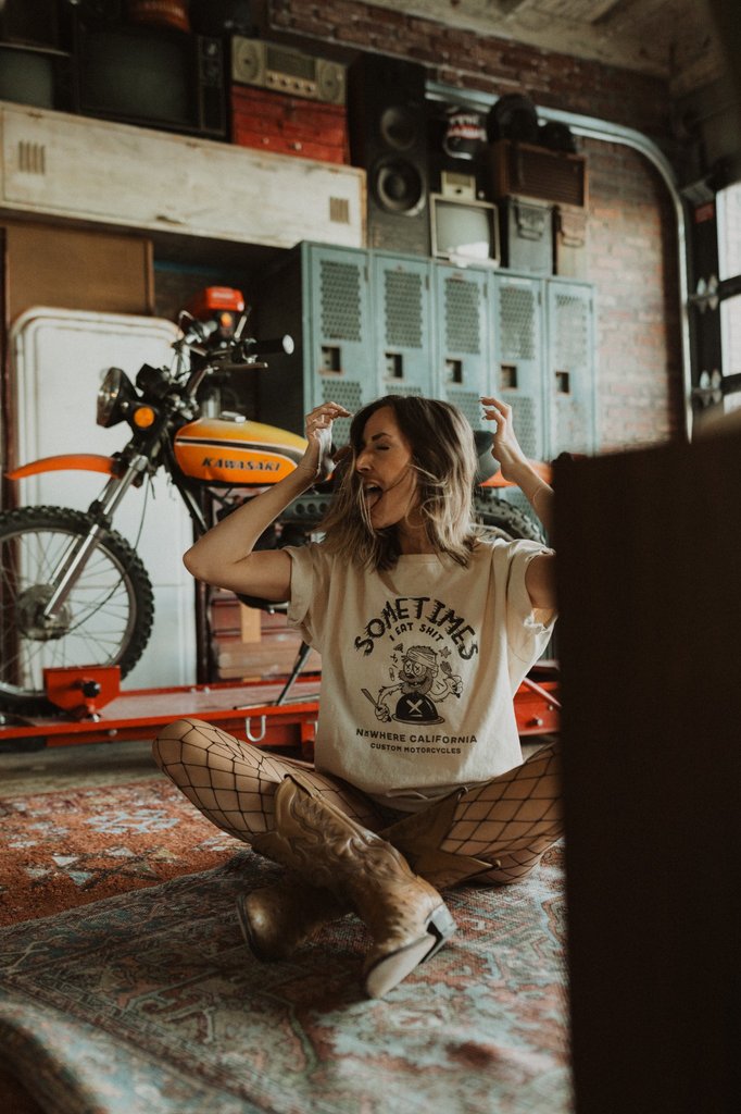 Sometimes I Eat Shit Tee - Women