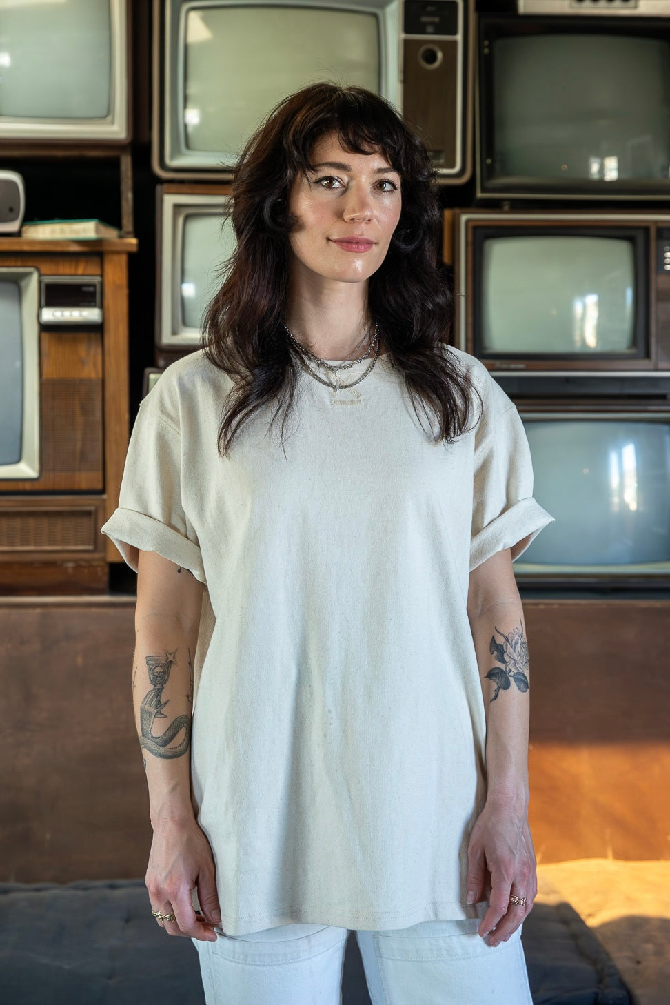 The Essential Tee Off White - Women