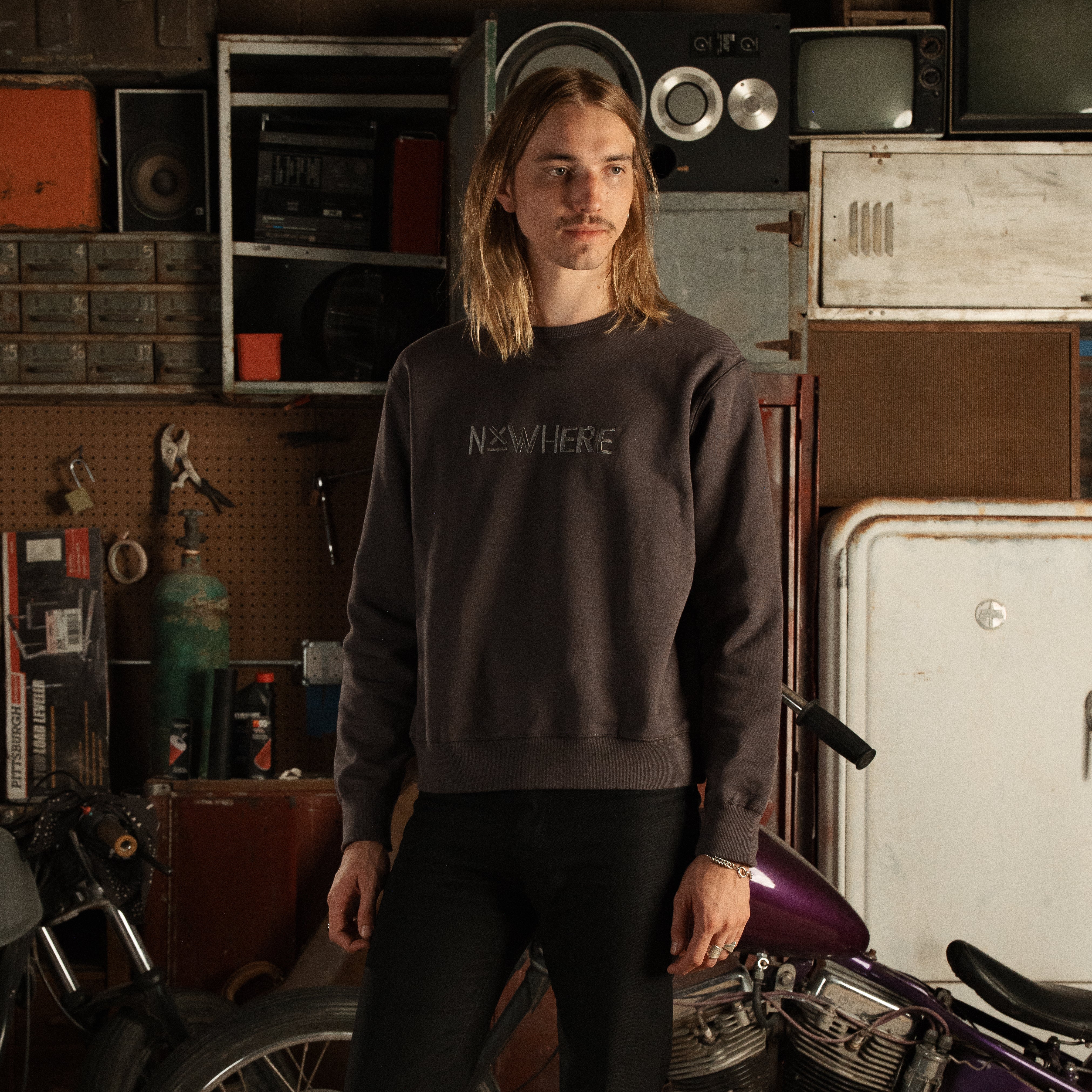 Nxwhere Embroidered Sweatshirt - Men